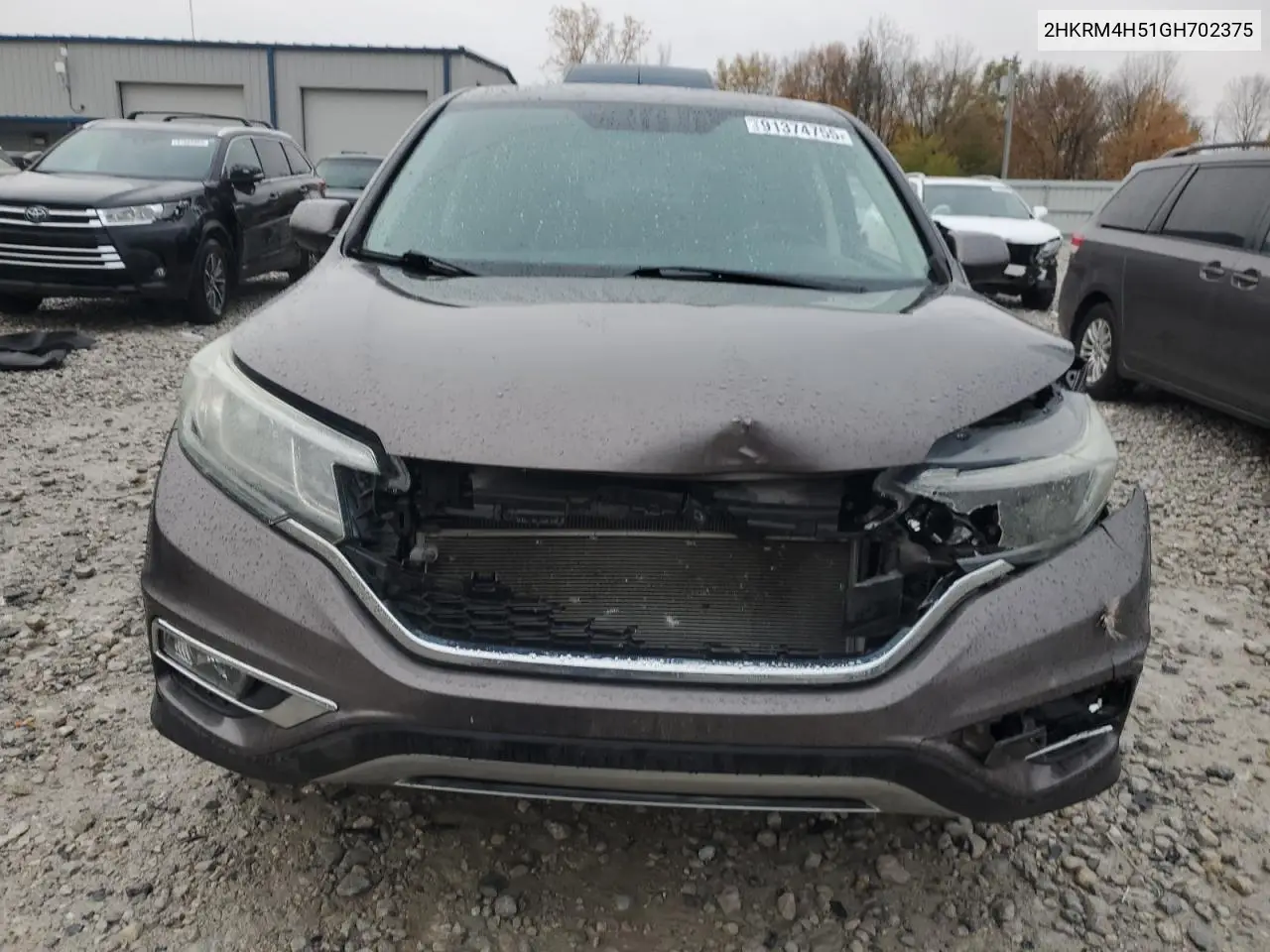 2HKRM4H51GH702375 2016 Honda Cr-V Ex