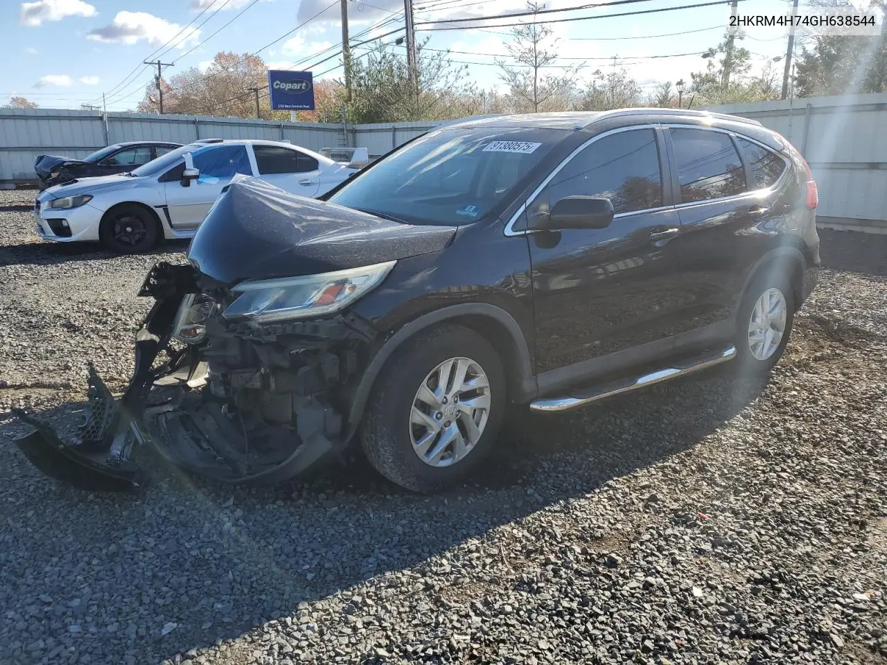 2HKRM4H74GH638544 2016 Honda Cr-V Exl