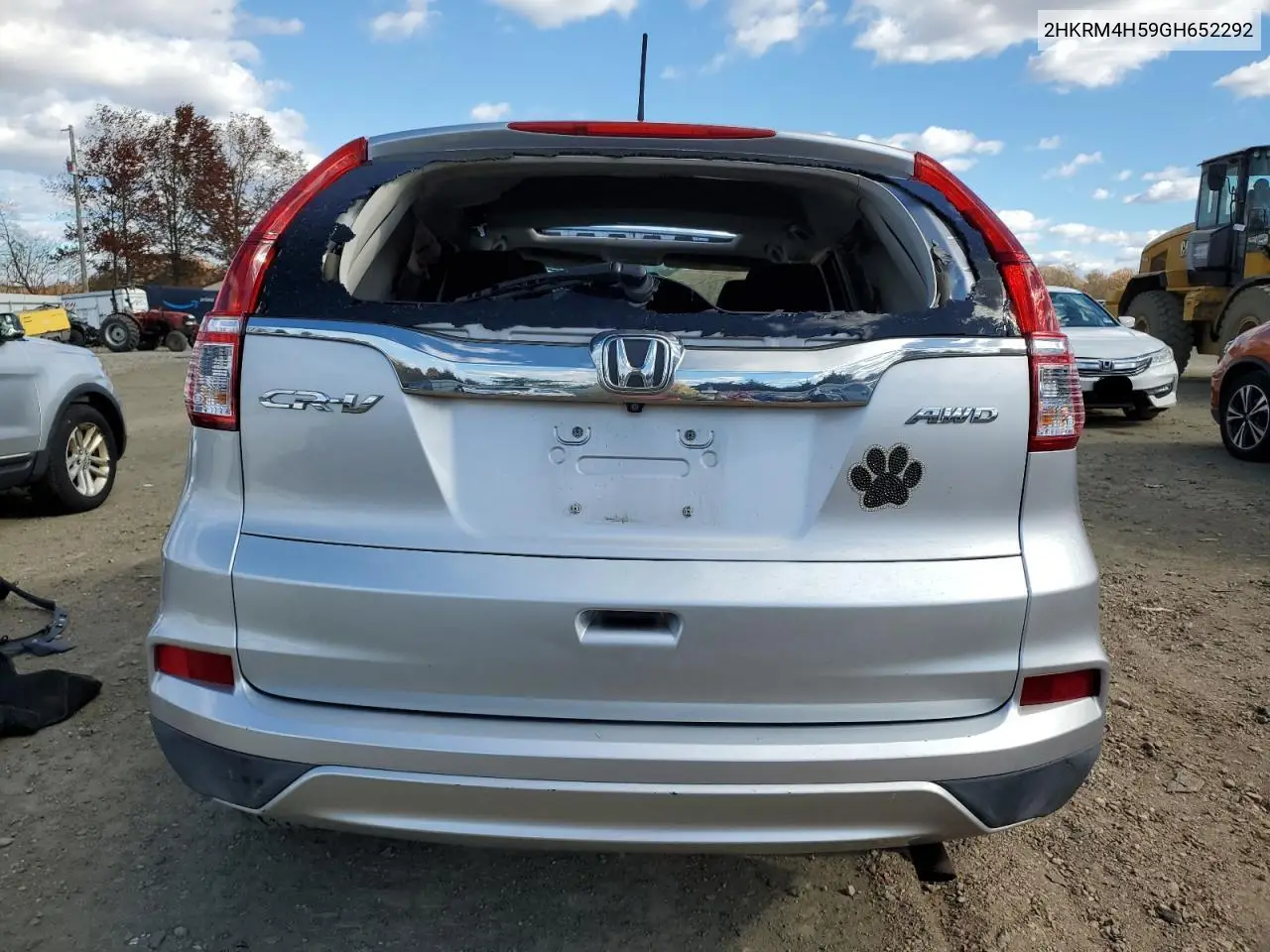 2HKRM4H59GH652292 2016 Honda Cr-V Ex