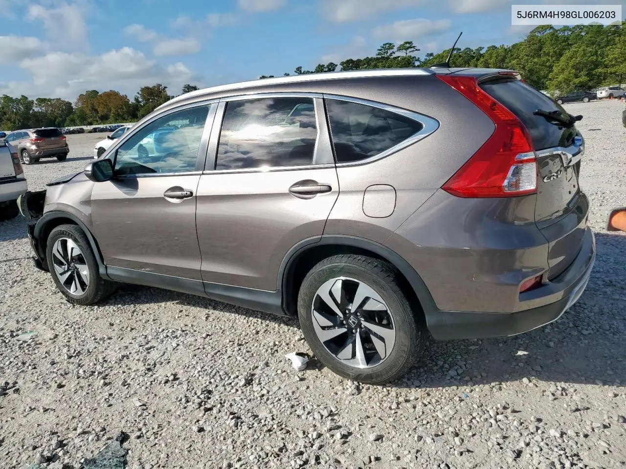 5J6RM4H98GL006203 2016 Honda Cr-V Touring