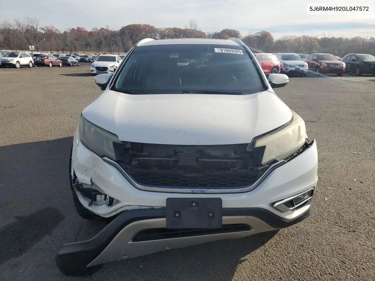 5J6RM4H92GL047572 2016 Honda Cr-V Touring