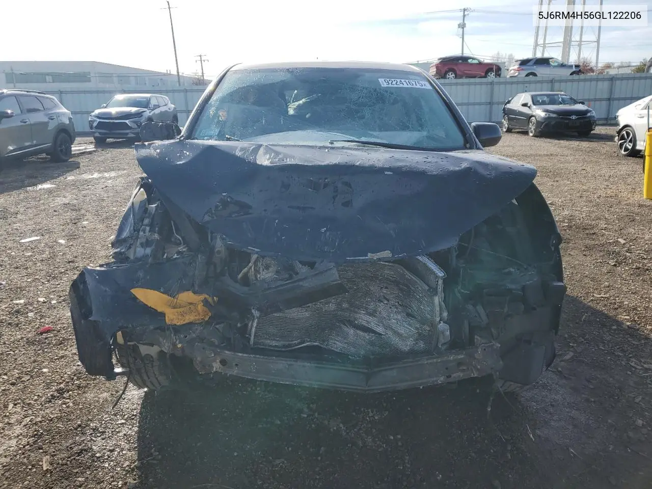 5J6RM4H56GL122206 2016 Honda Cr-V Ex