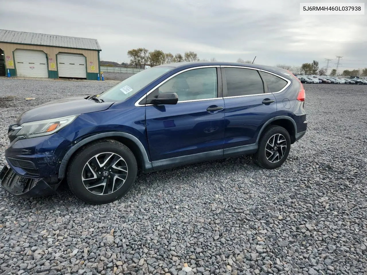 5J6RM4H46GL037938 2016 Honda Cr-V Se