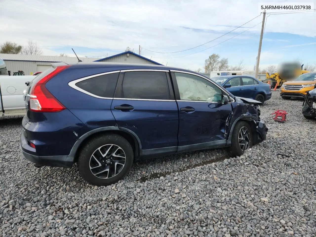 5J6RM4H46GL037938 2016 Honda Cr-V Se