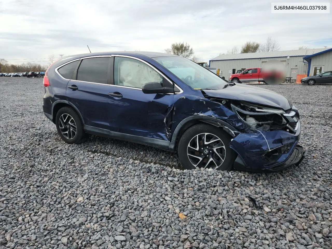 5J6RM4H46GL037938 2016 Honda Cr-V Se