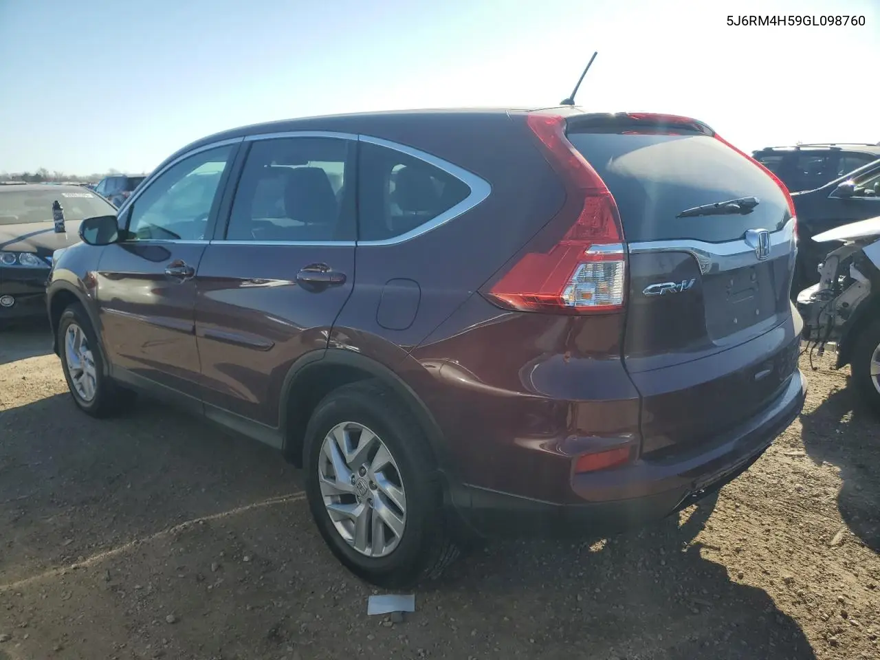 5J6RM4H59GL098760 2016 Honda Cr-V Ex