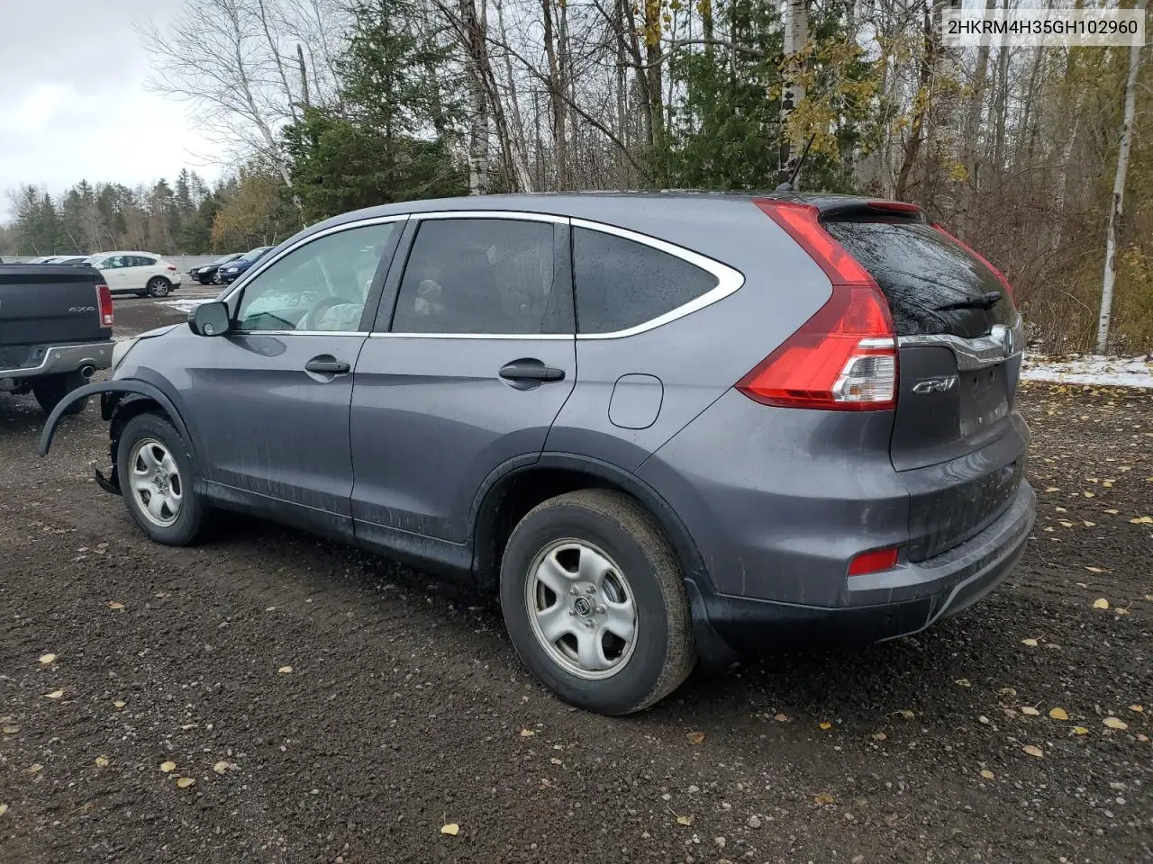 2HKRM4H35GH102960 2016 Honda Cr-V Lx