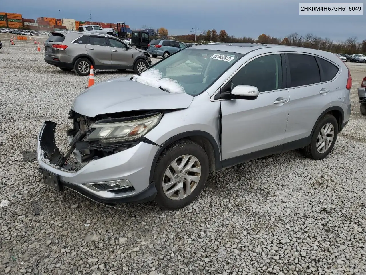 2HKRM4H57GH616049 2016 Honda Cr-V Ex