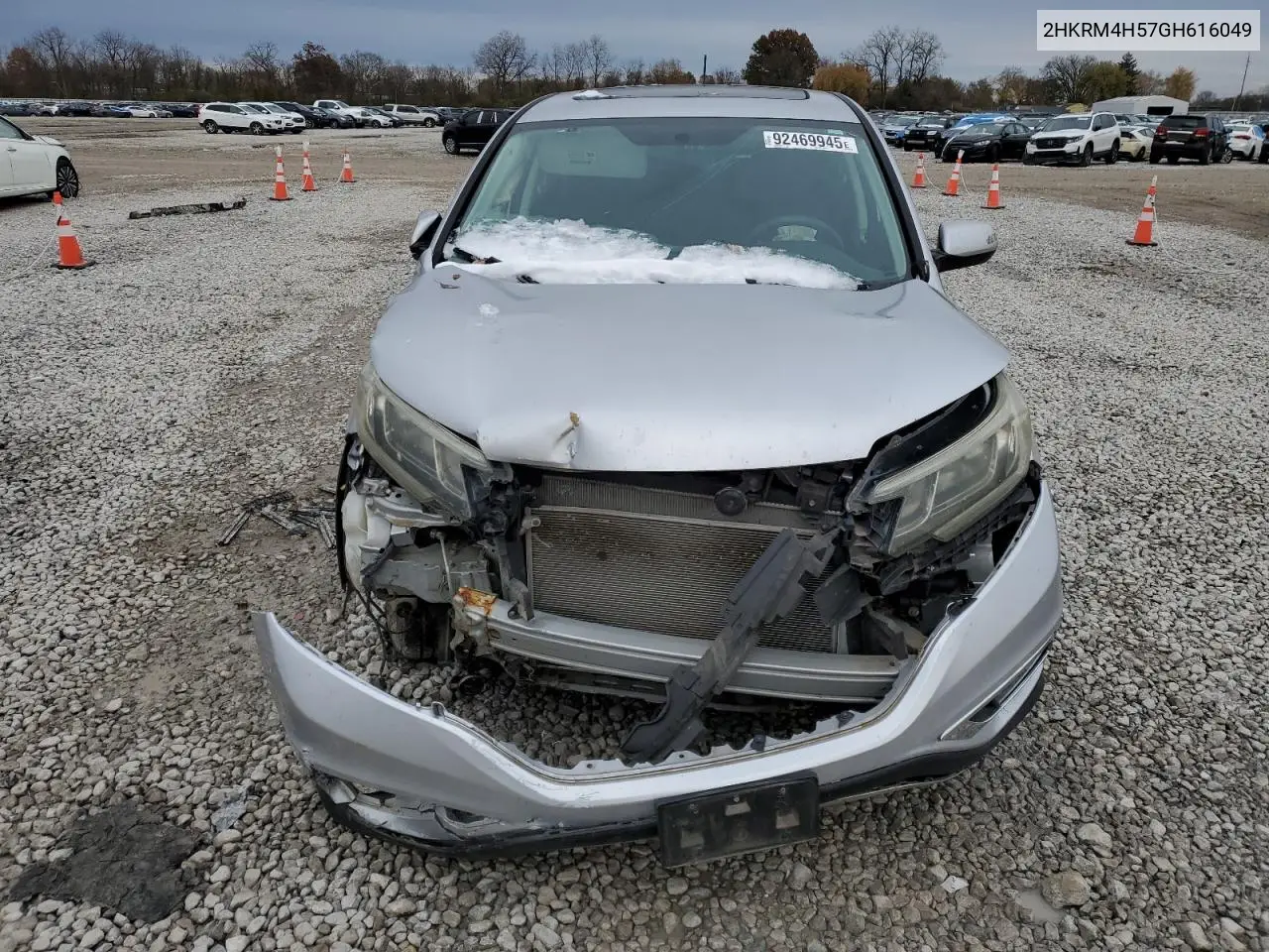2HKRM4H57GH616049 2016 Honda Cr-V Ex