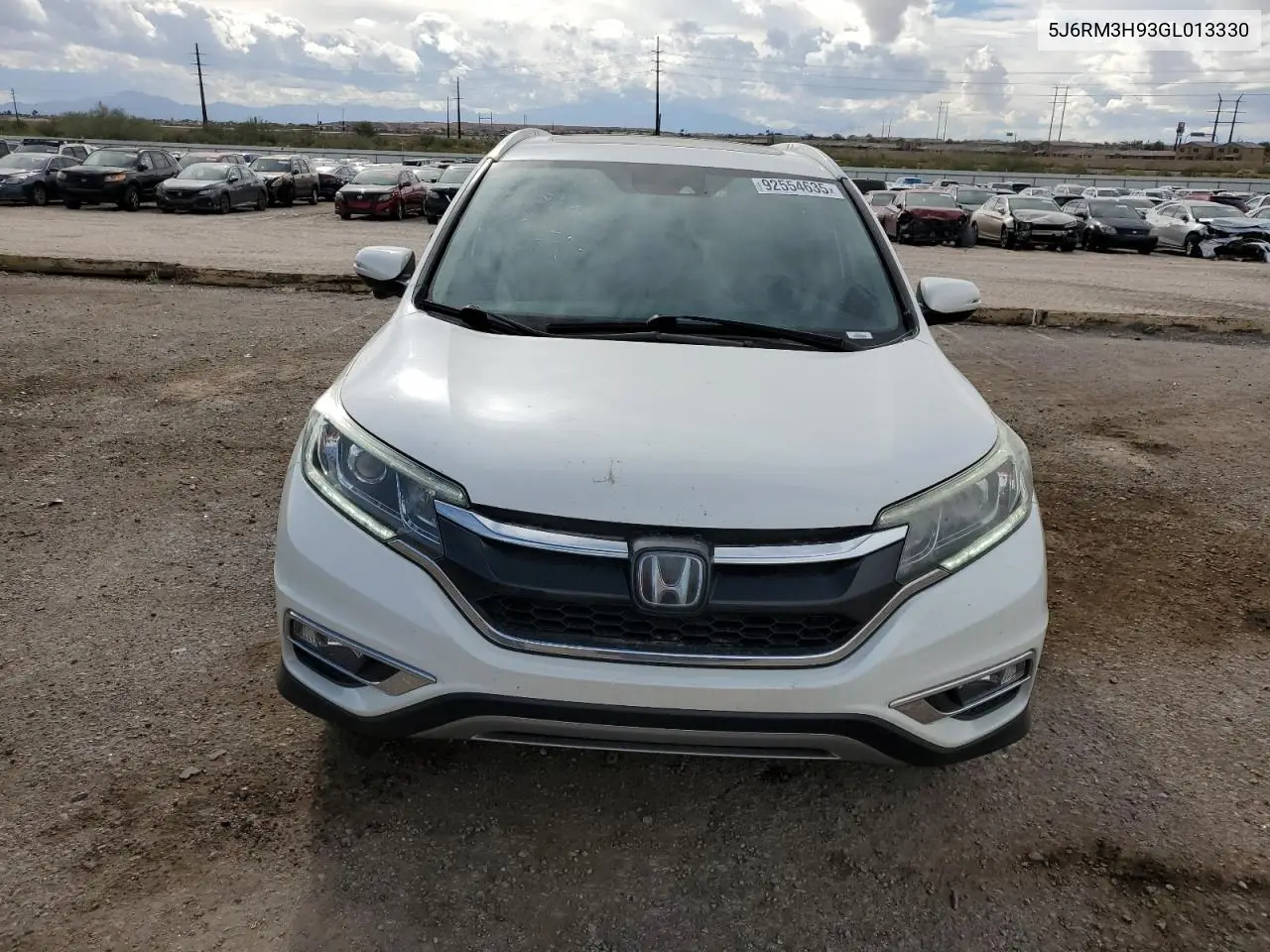 5J6RM3H93GL013330 2016 Honda Cr-V Touring