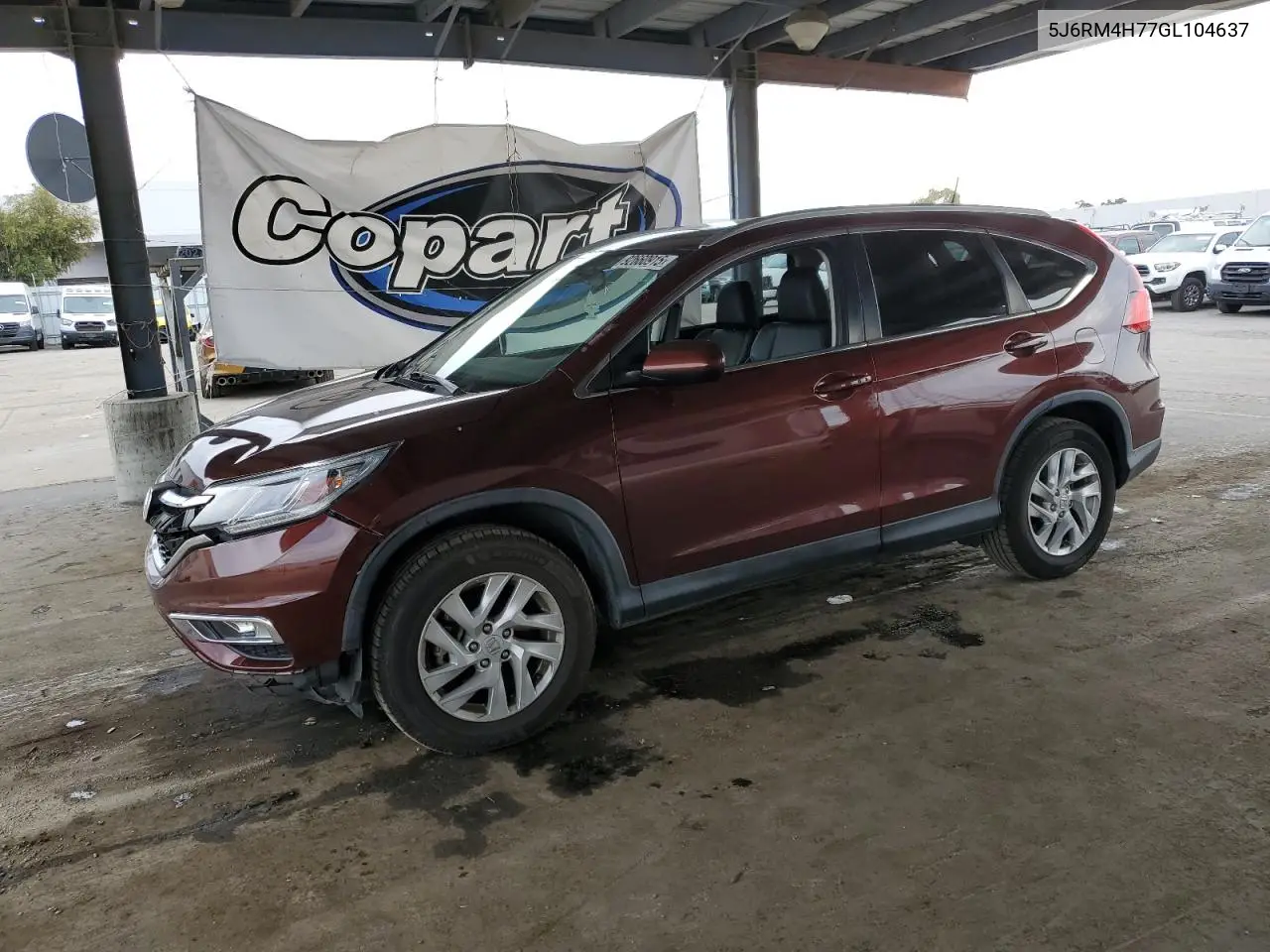 5J6RM4H77GL104637 2016 Honda Cr-V Exl
