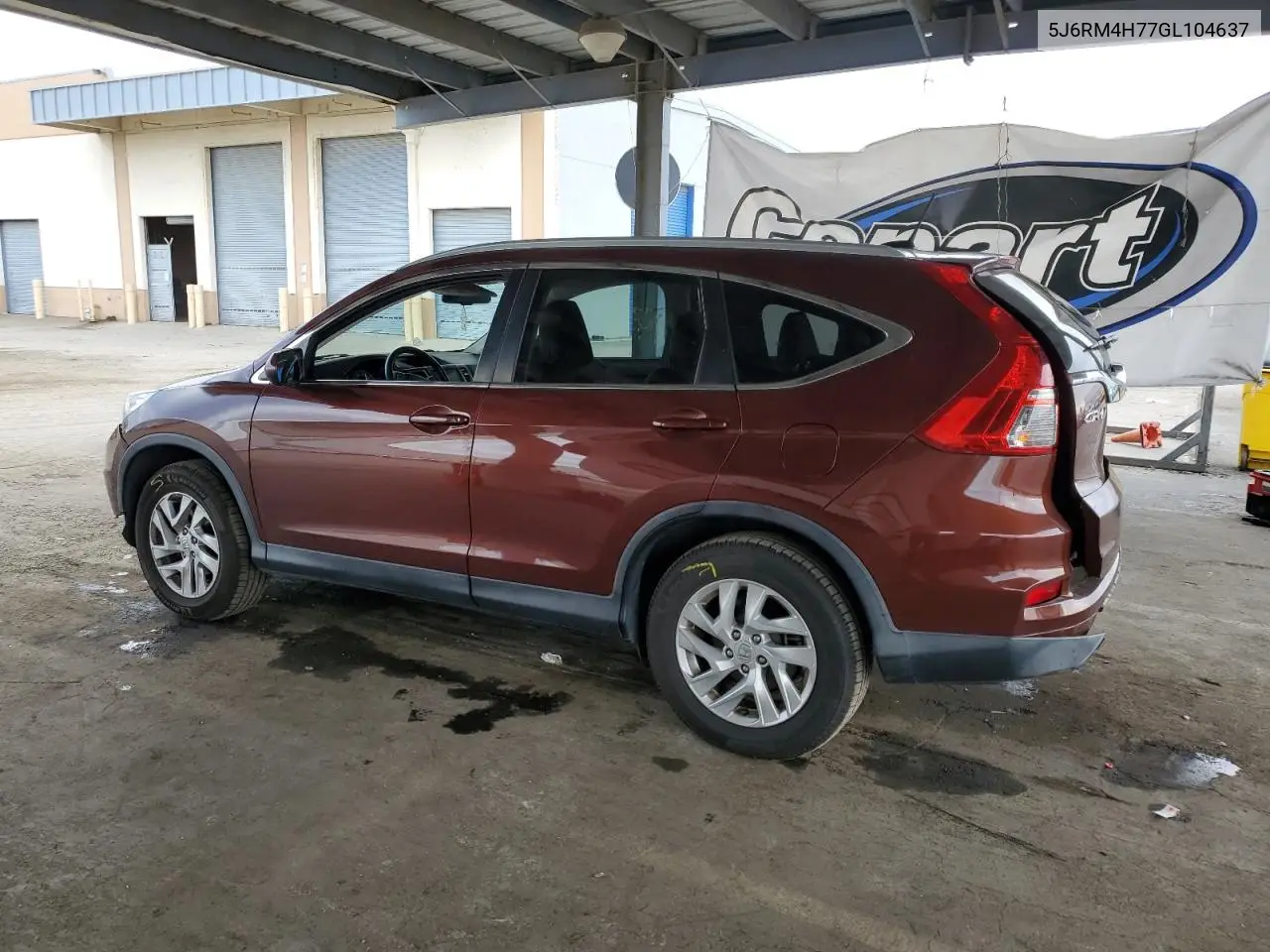 5J6RM4H77GL104637 2016 Honda Cr-V Exl