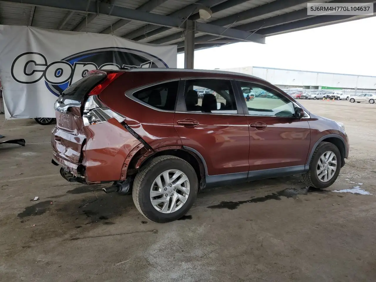 5J6RM4H77GL104637 2016 Honda Cr-V Exl