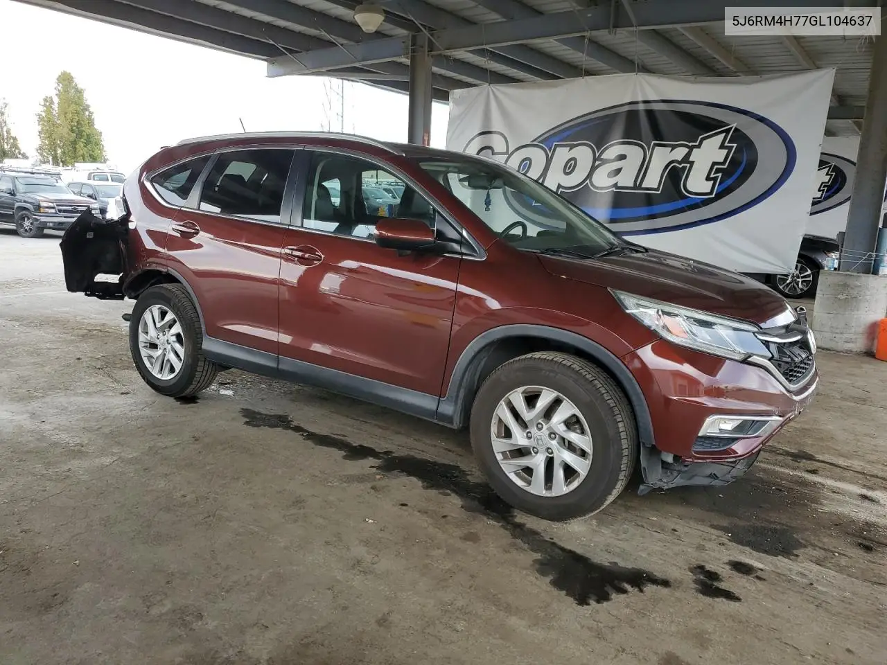 5J6RM4H77GL104637 2016 Honda Cr-V Exl