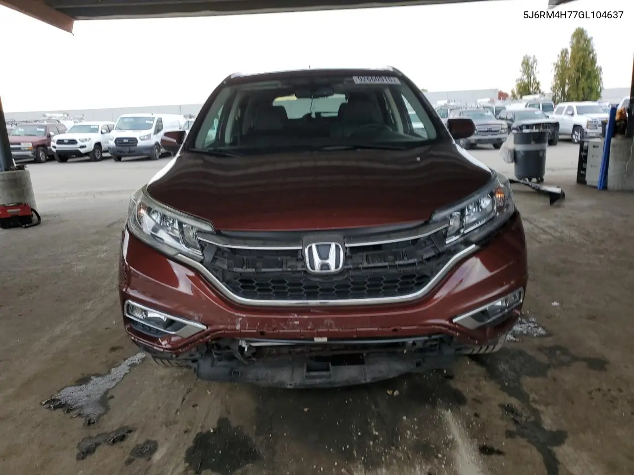5J6RM4H77GL104637 2016 Honda Cr-V Exl