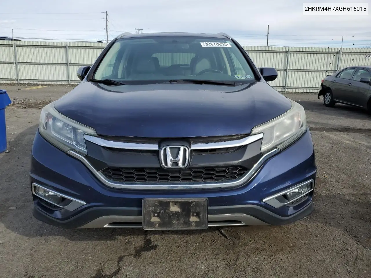 2HKRM4H7XGH616015 2016 Honda Cr-V Exl