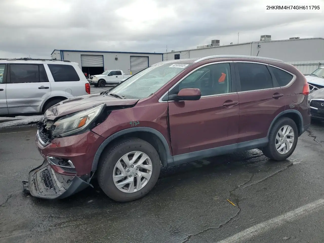 2HKRM4H74GH611795 2016 Honda Cr-V Exl