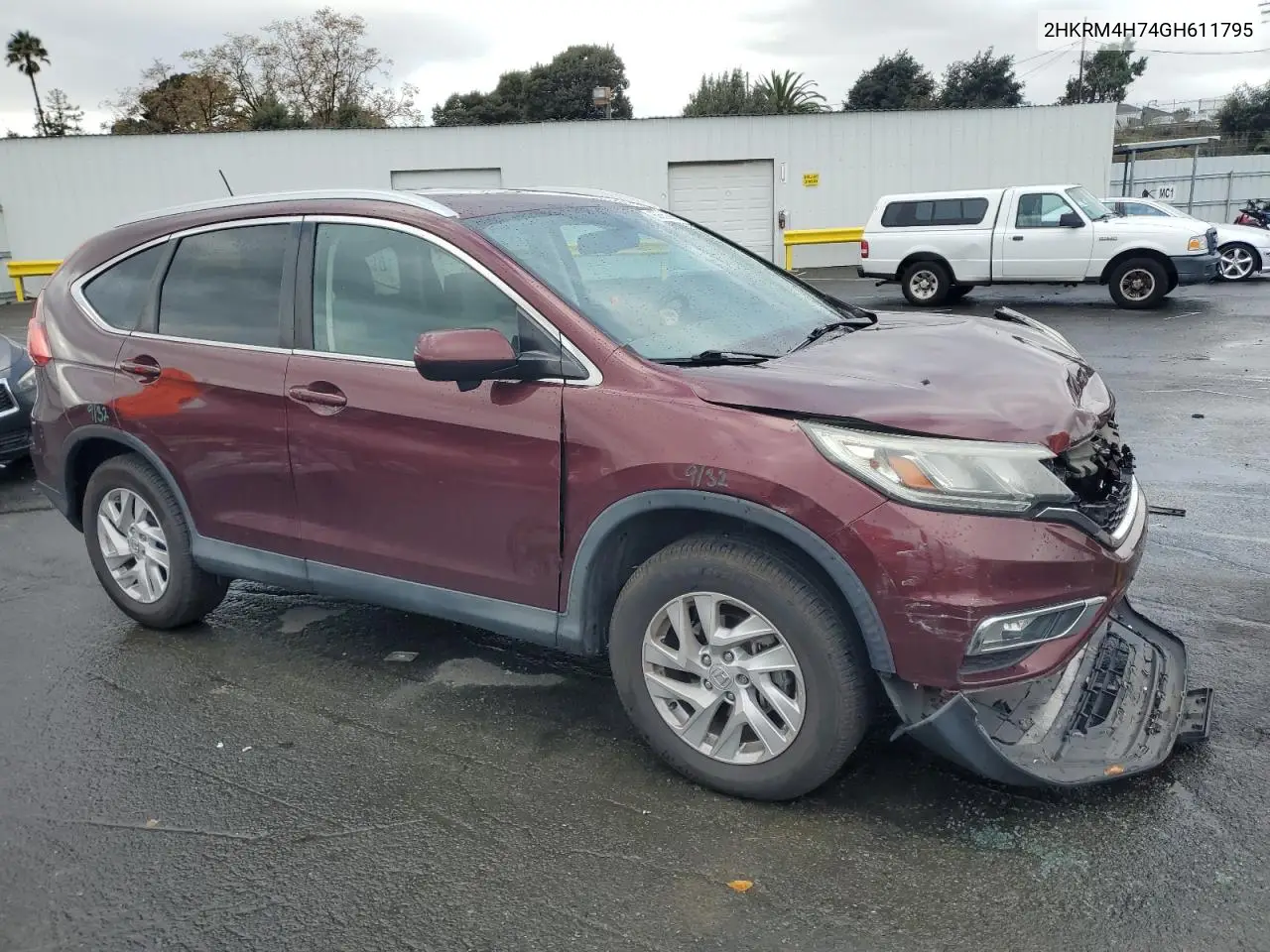 2HKRM4H74GH611795 2016 Honda Cr-V Exl