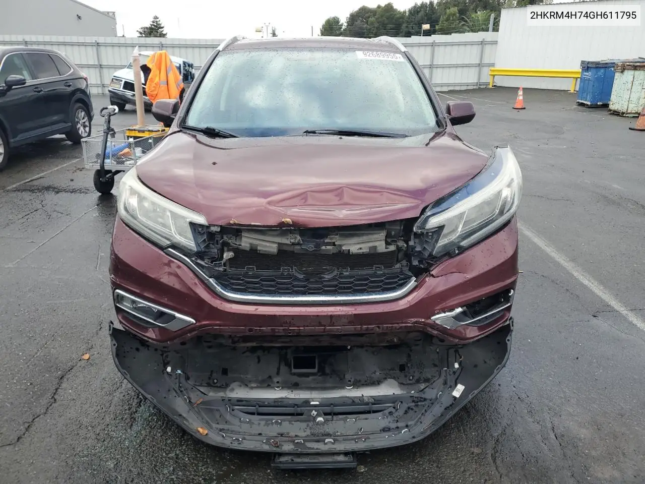 2HKRM4H74GH611795 2016 Honda Cr-V Exl