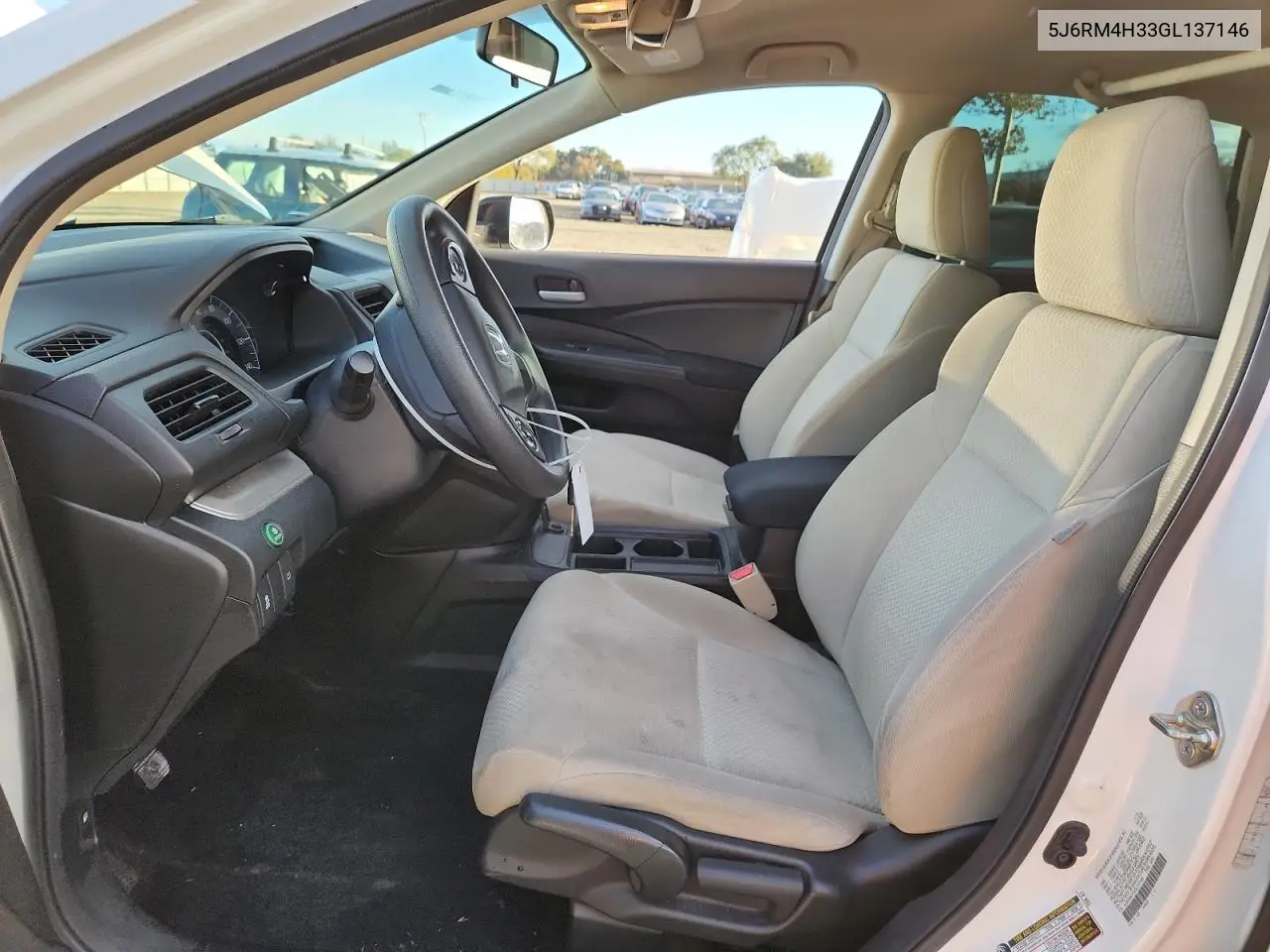 5J6RM4H33GL137146 2016 Honda Cr-V Lx