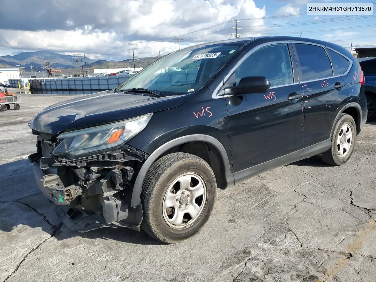 2HKRM4H31GH713570 2016 Honda Cr-V Lx