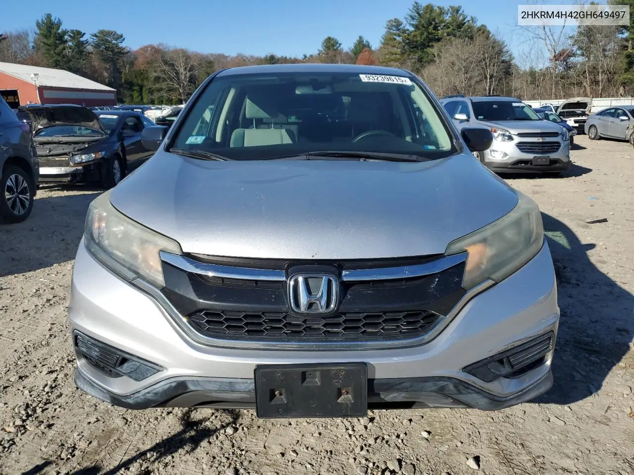 2HKRM4H42GH649497 2016 Honda Cr-V Se