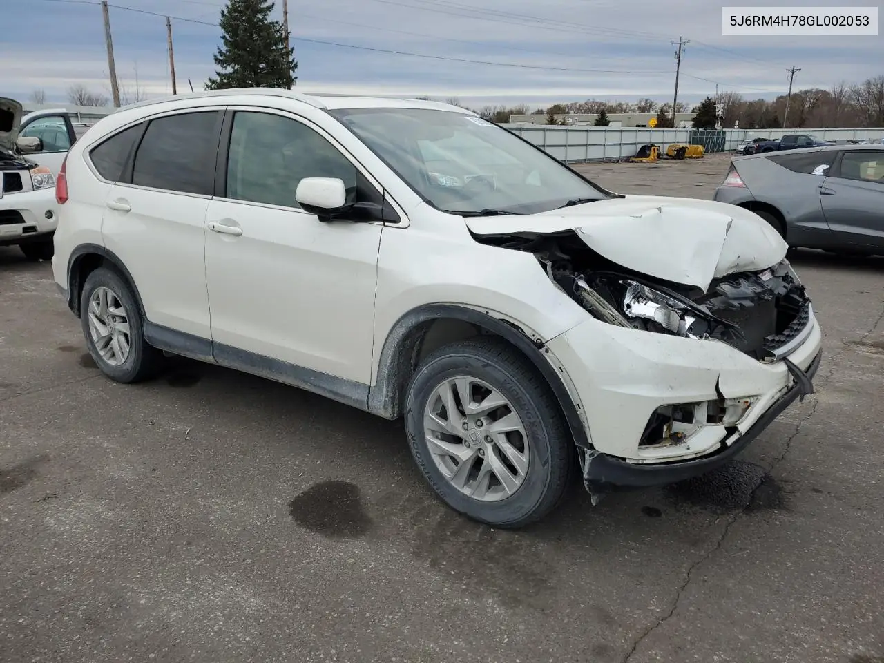 5J6RM4H78GL002053 2016 Honda Cr-V Exl