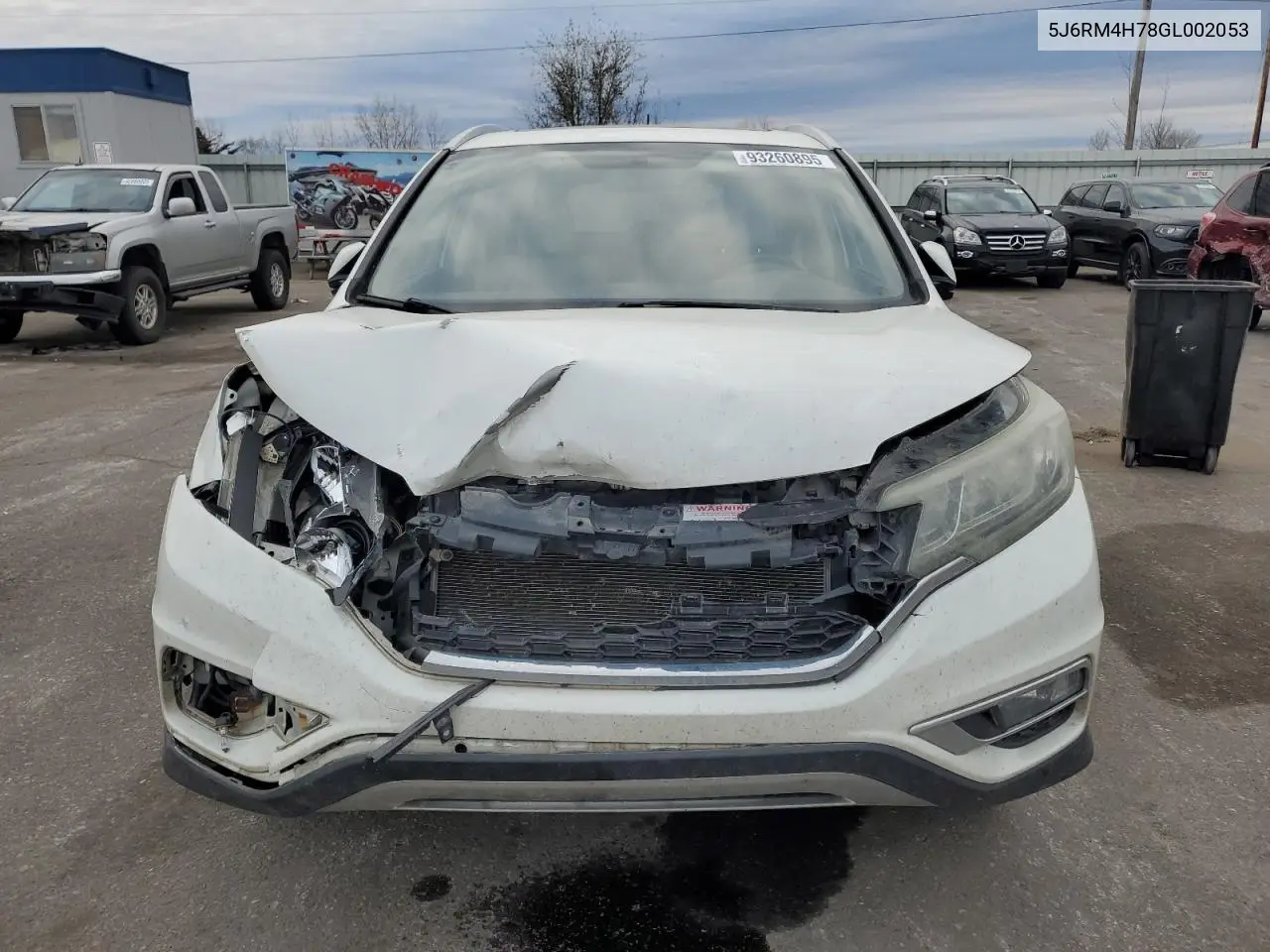 5J6RM4H78GL002053 2016 Honda Cr-V Exl