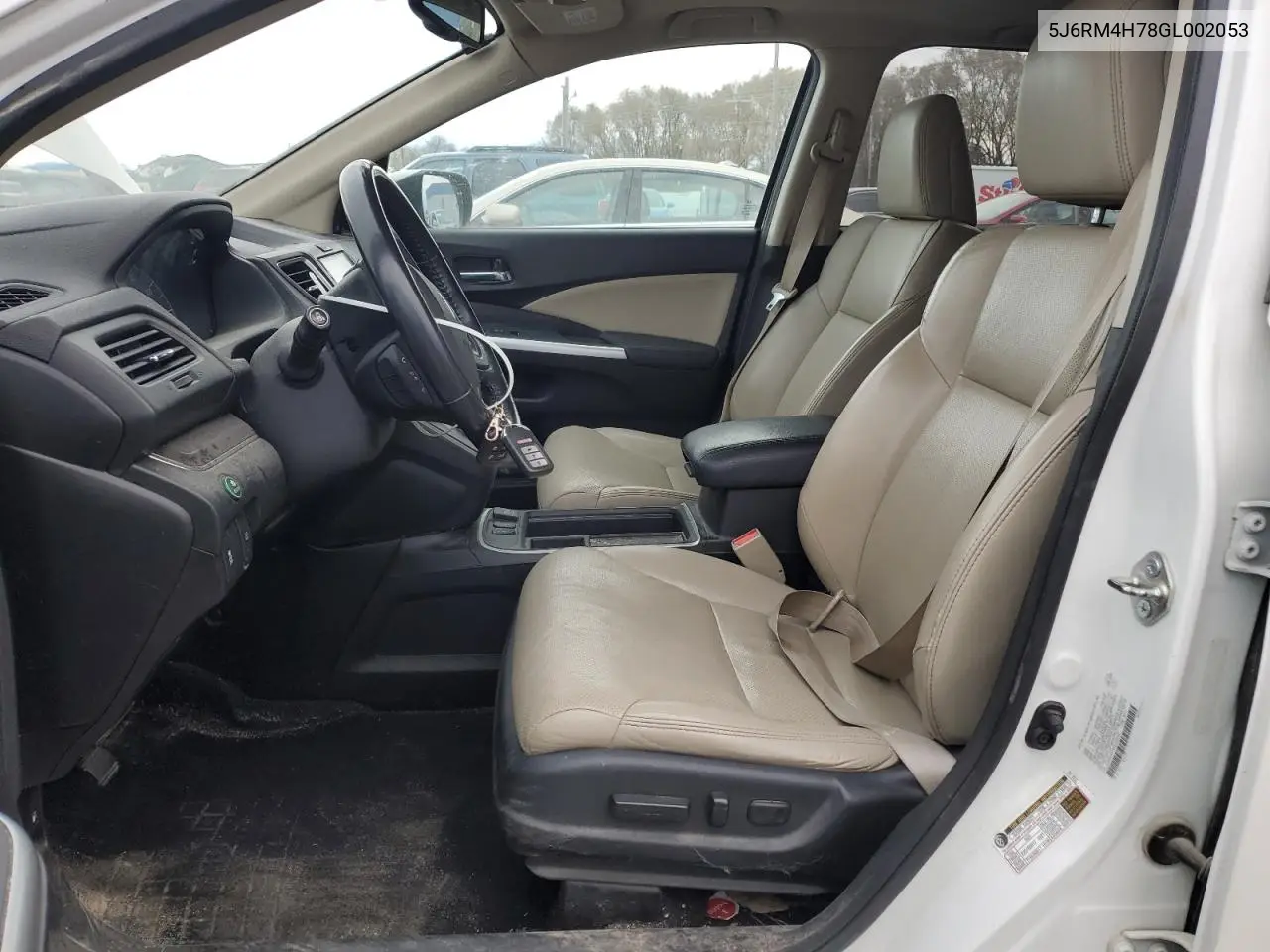 5J6RM4H78GL002053 2016 Honda Cr-V Exl