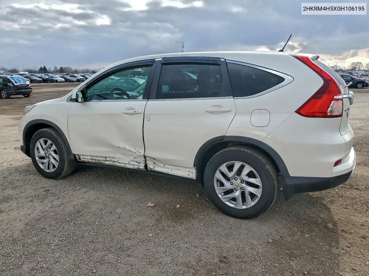 2HKRM4H5XGH106195 2016 Honda Cr-V Ex