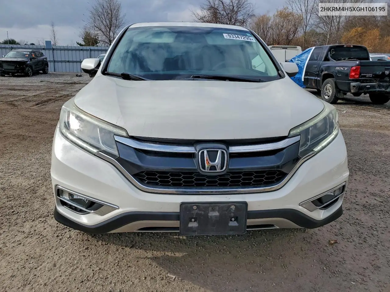 2HKRM4H5XGH106195 2016 Honda Cr-V Ex