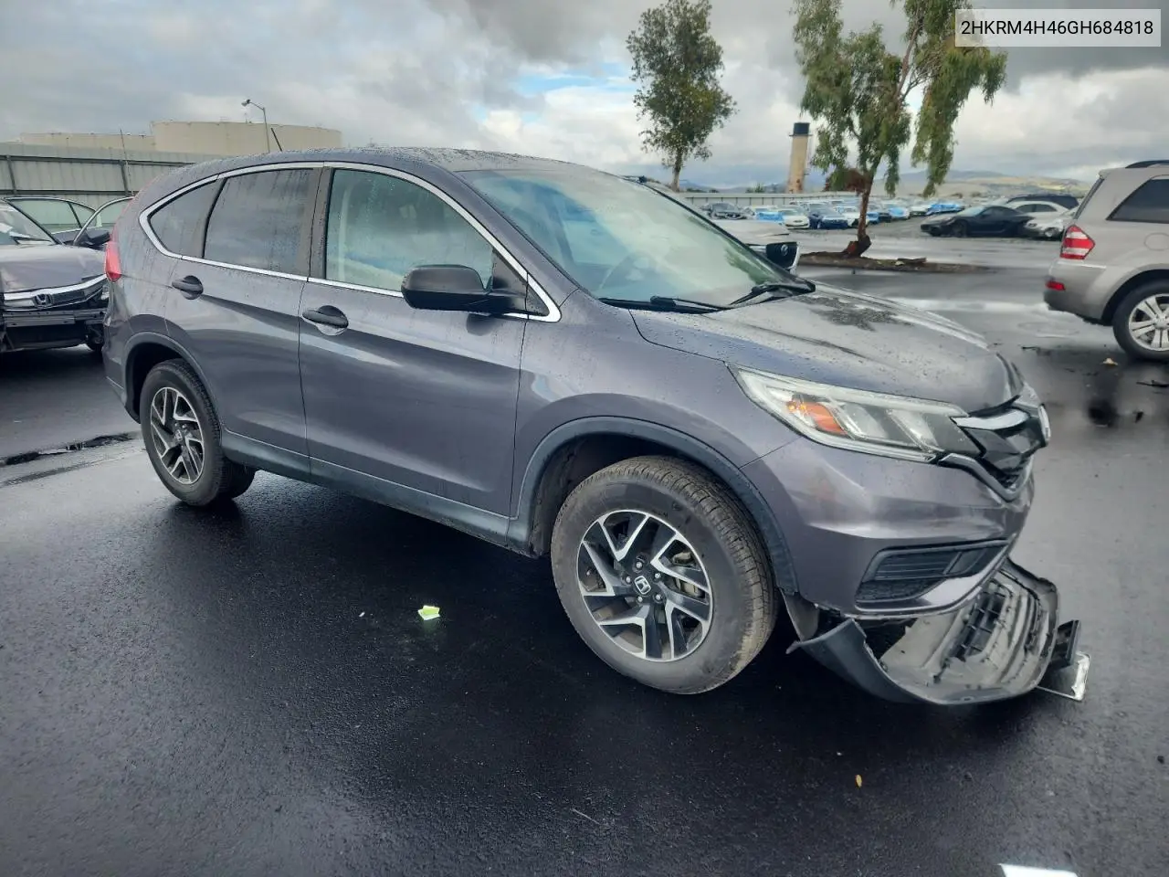 2HKRM4H46GH684818 2016 Honda Cr-V Se