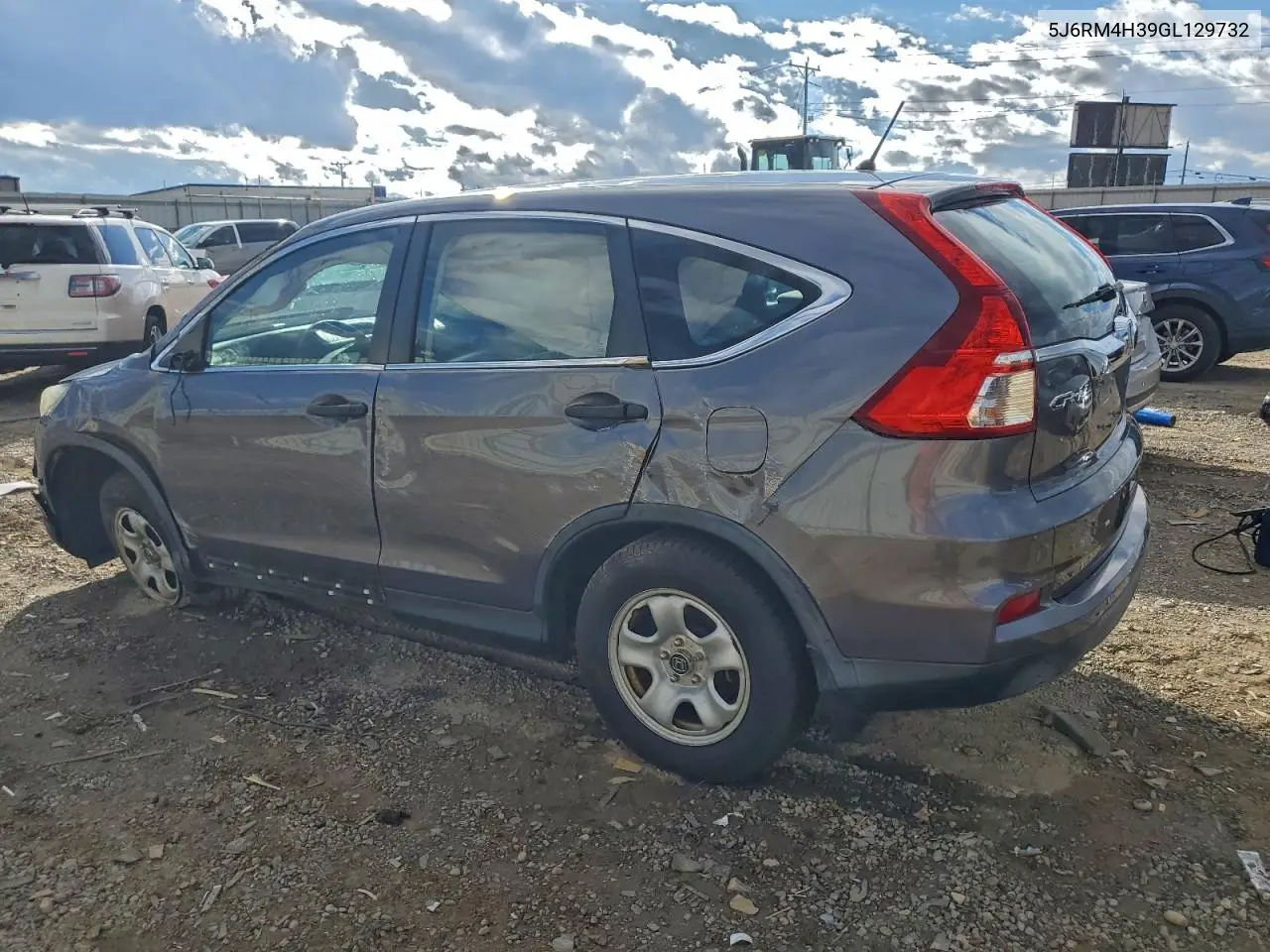 5J6RM4H39GL129732 2016 Honda Cr-V Lx