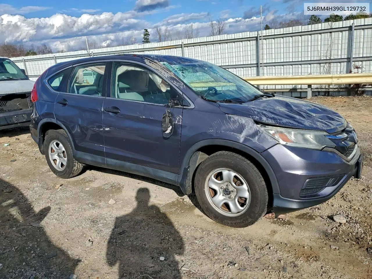 5J6RM4H39GL129732 2016 Honda Cr-V Lx
