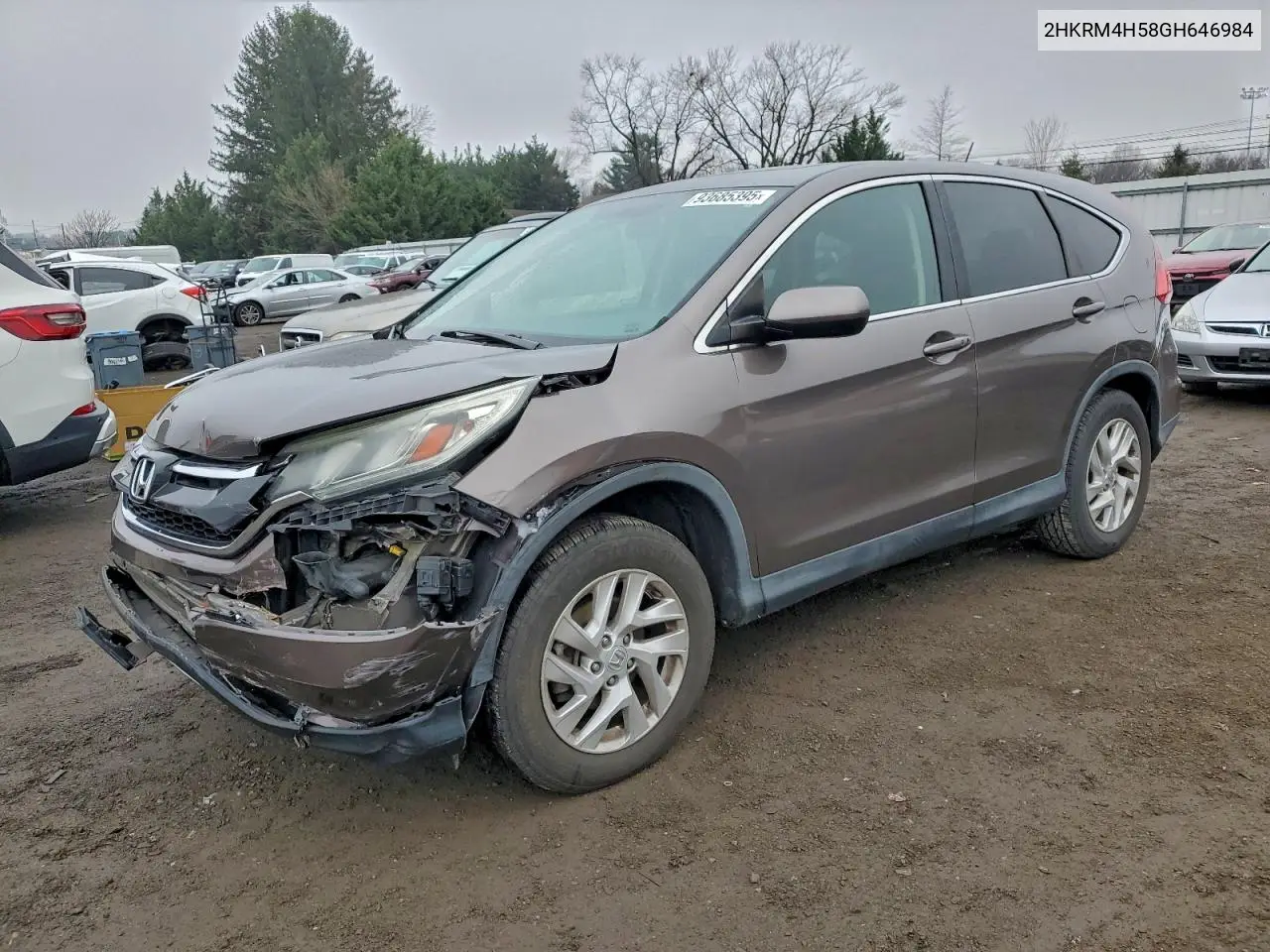 2HKRM4H58GH646984 2016 Honda Cr-V Ex