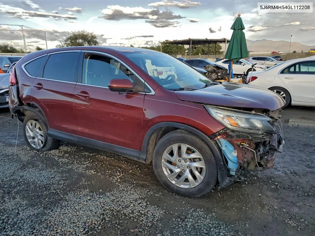 5J6RM4H54GL112208 2016 Honda Cr-V Ex