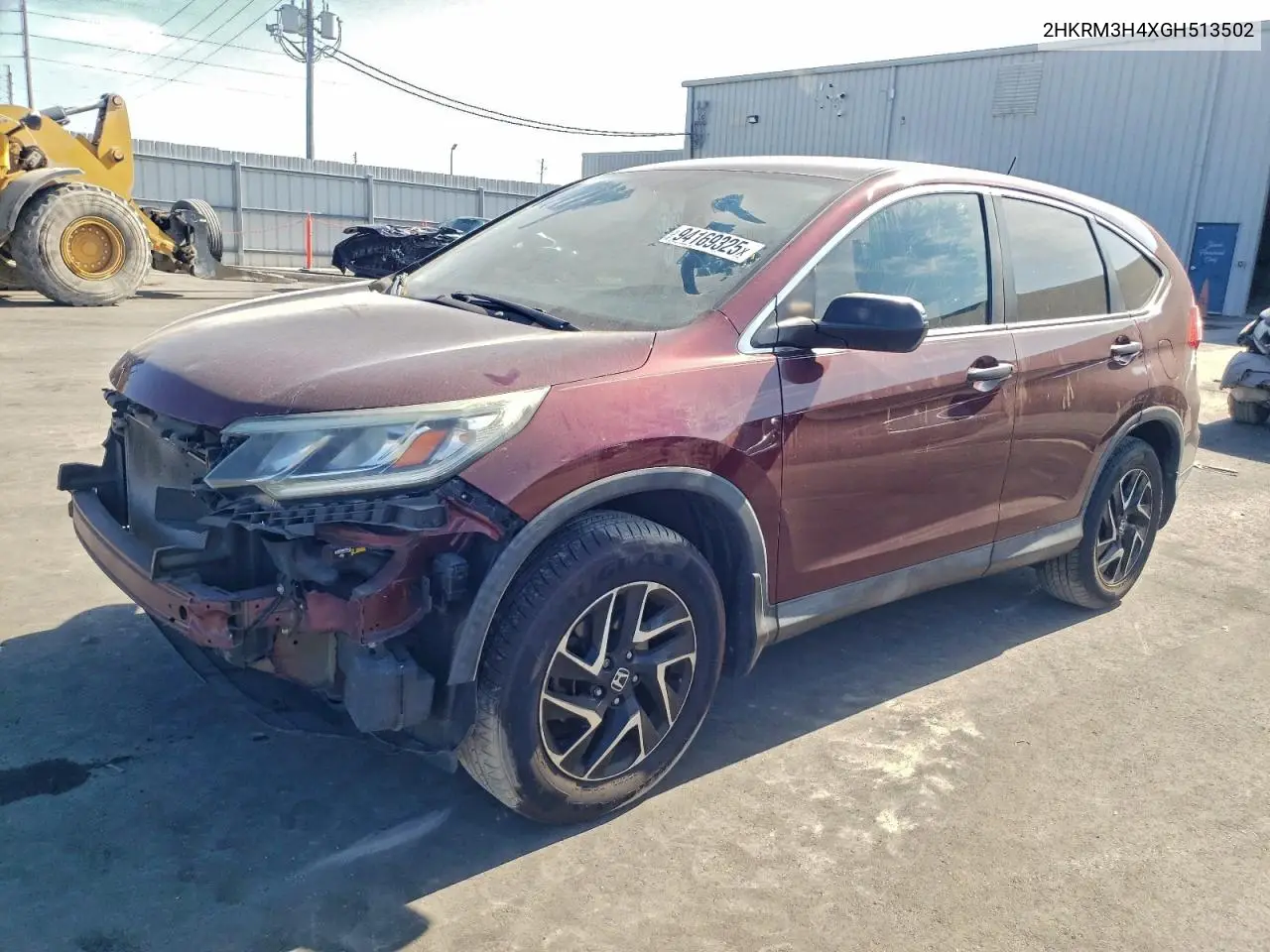 2HKRM3H4XGH513502 2016 Honda Cr-V Se