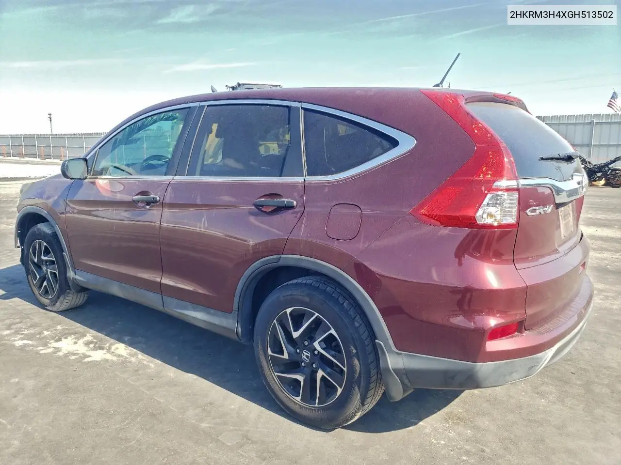 2HKRM3H4XGH513502 2016 Honda Cr-V Se