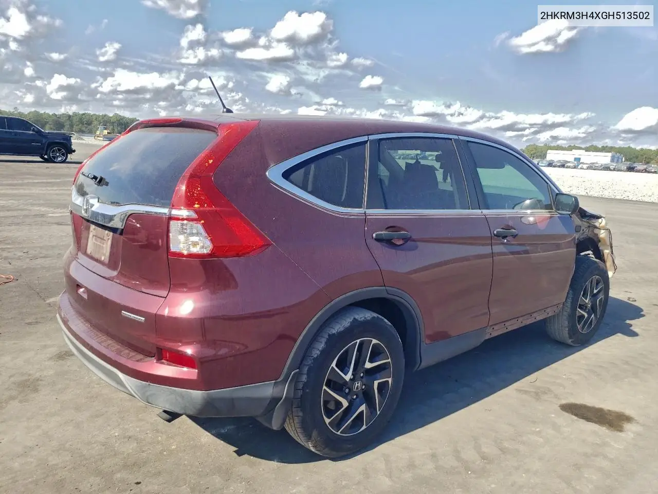 2HKRM3H4XGH513502 2016 Honda Cr-V Se