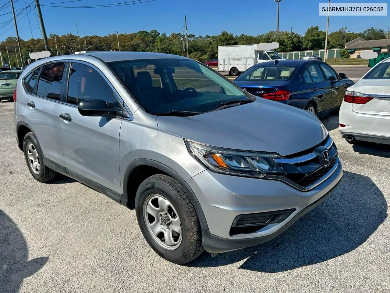 5J6RM3H37GL026058 2016 Honda Cr-V Lx
