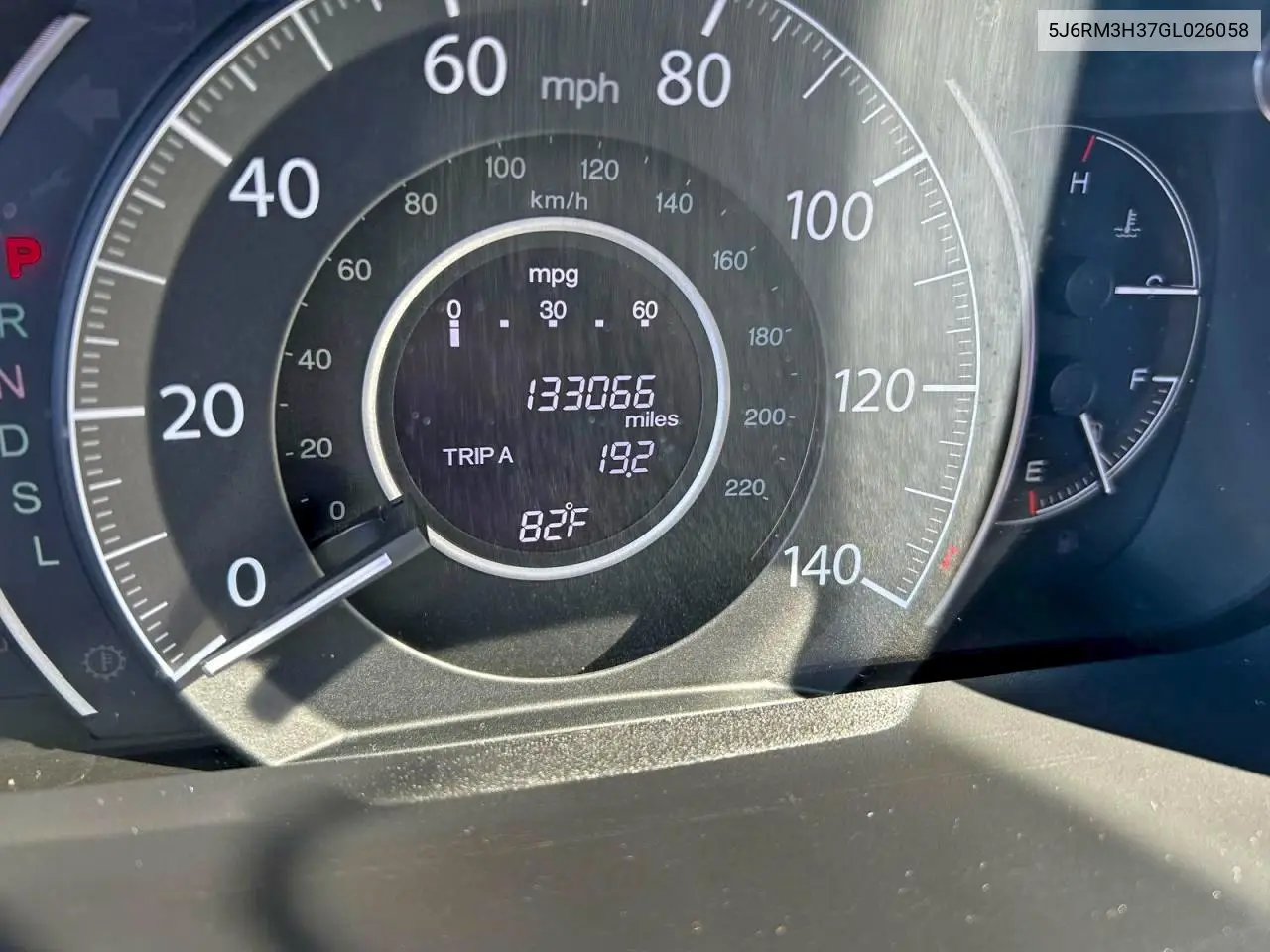 5J6RM3H37GL026058 2016 Honda Cr-V Lx