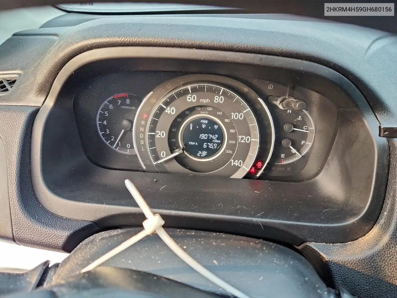 2HKRM4H59GH680156 2016 Honda Cr-V Ex