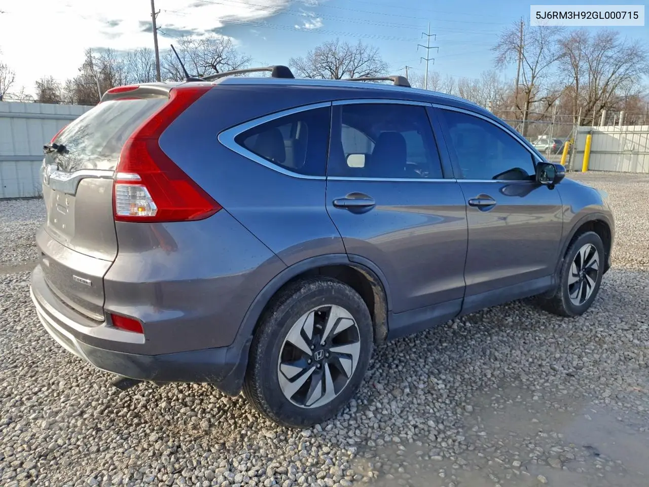 5J6RM3H92GL000715 2016 Honda Cr-V Touring