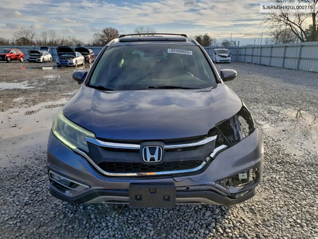 5J6RM3H92GL000715 2016 Honda Cr-V Touring