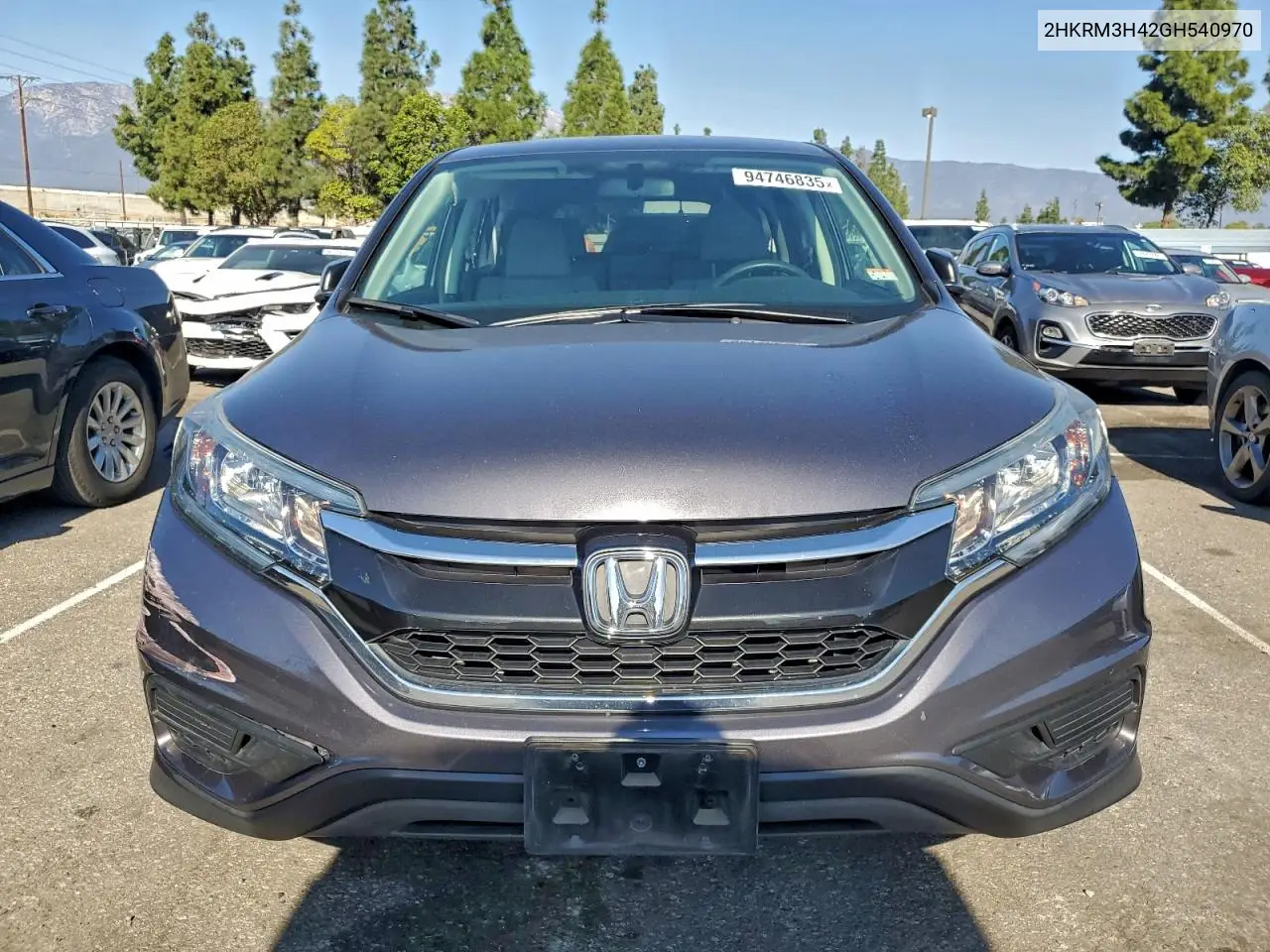2HKRM3H42GH540970 2016 Honda Cr-V Se