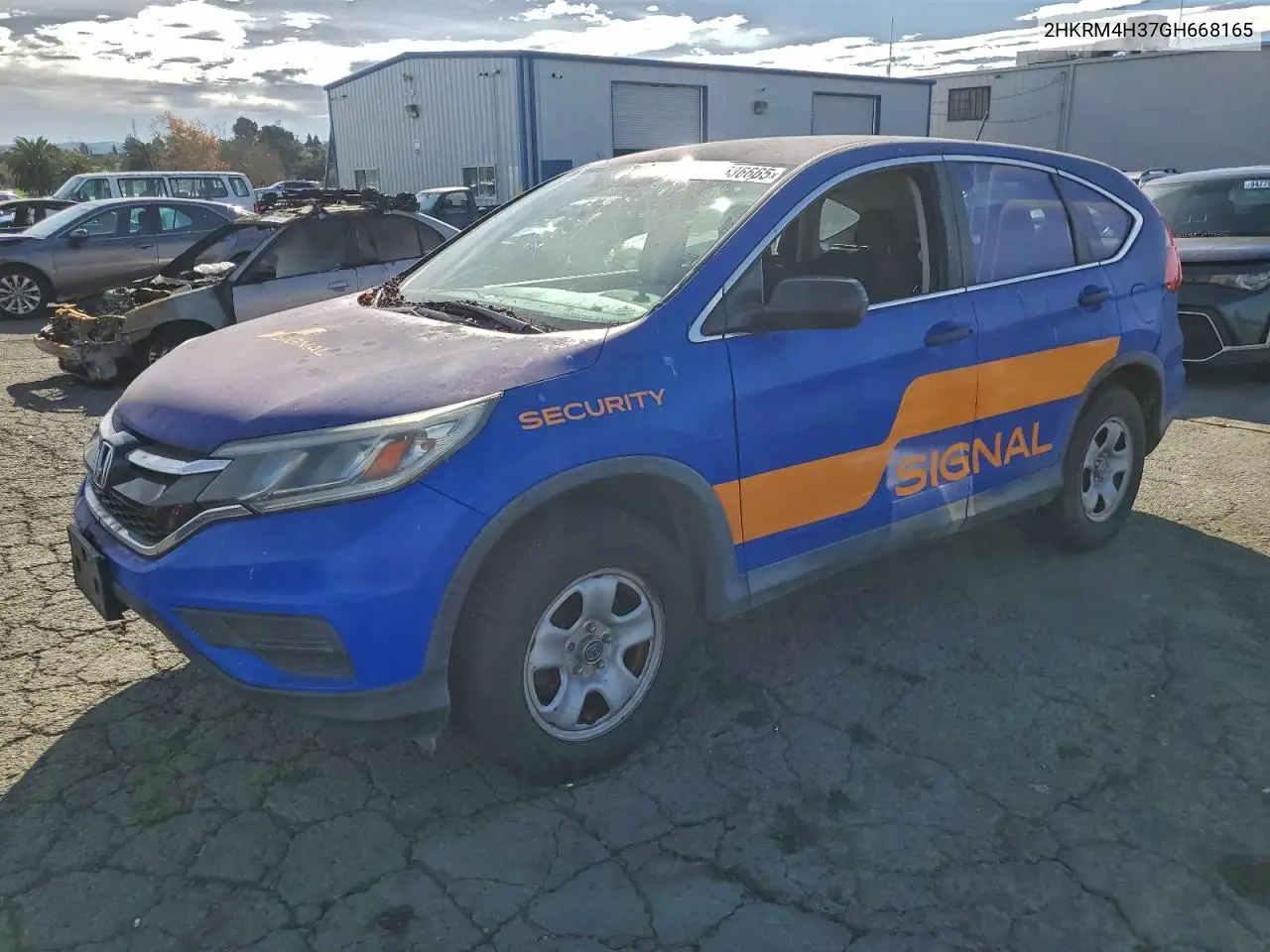 2HKRM4H37GH668165 2016 Honda Cr-V Lx