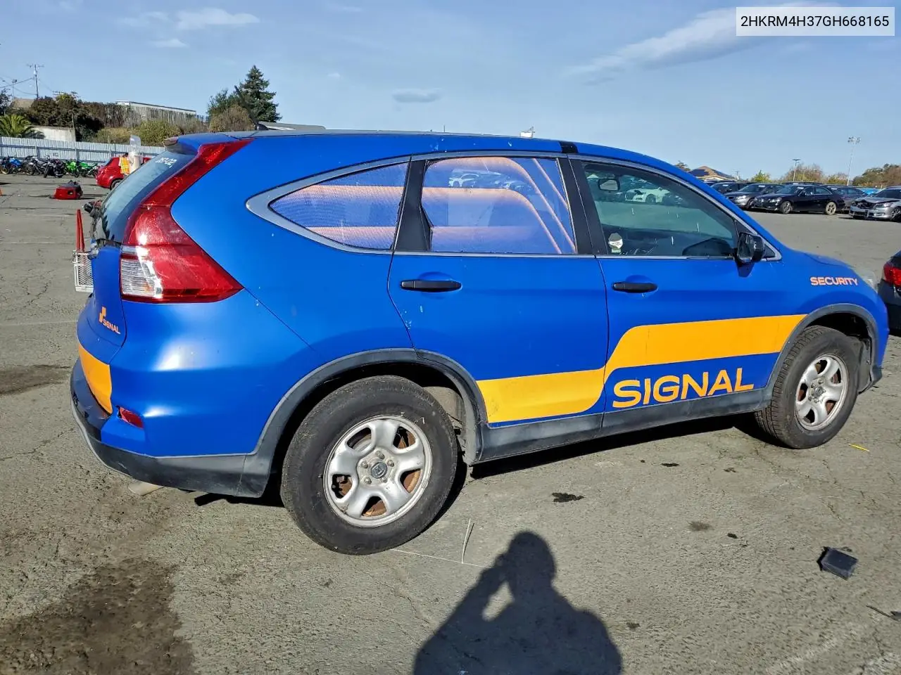 2HKRM4H37GH668165 2016 Honda Cr-V Lx