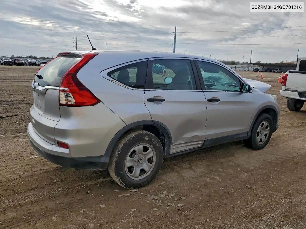 3CZRM3H34GG701216 2016 Honda Cr-V Lx