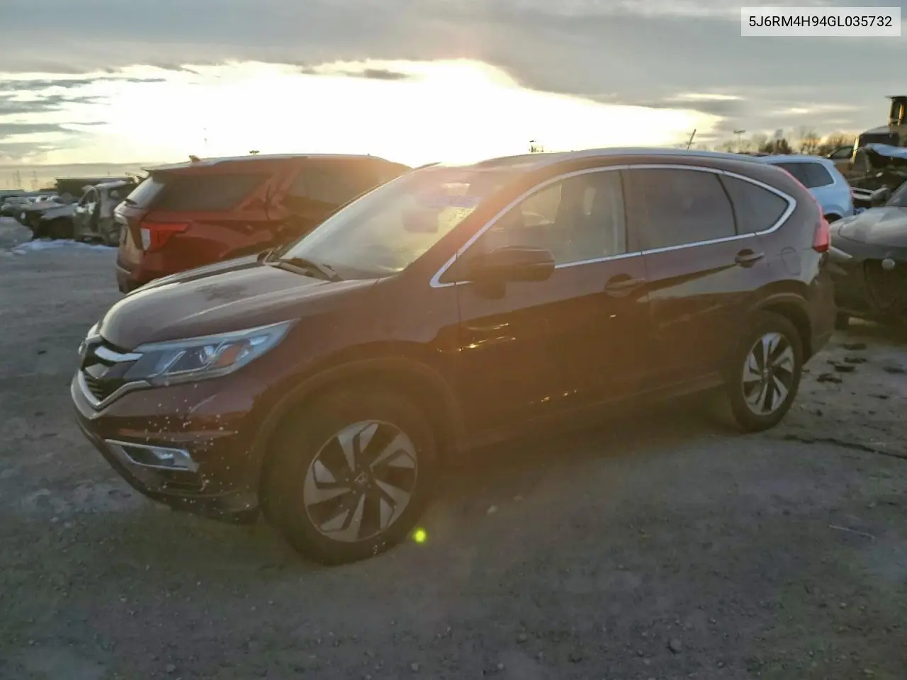 5J6RM4H94GL035732 2016 Honda Cr-V Touring