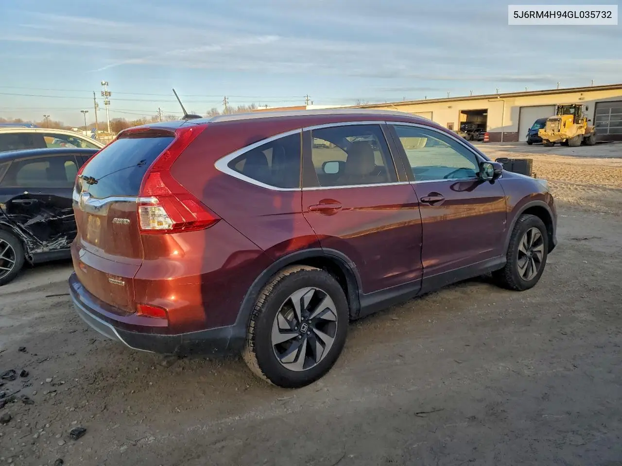 5J6RM4H94GL035732 2016 Honda Cr-V Touring